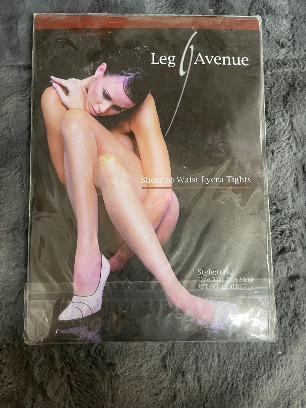 Leg Avenue Nude/Beige Sheer-to-Waist Lycra Tights